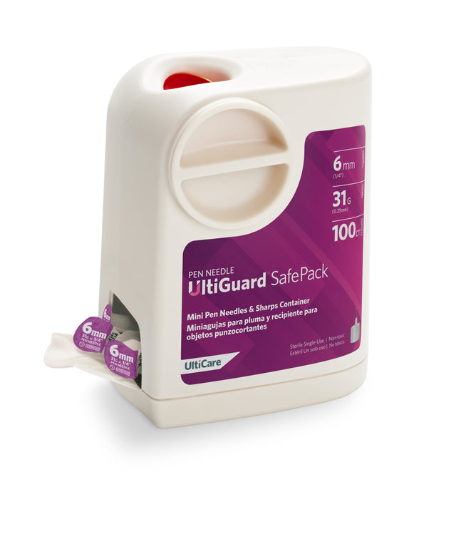 Image of UltiGuard Safe Pack Pen Needles 6mm x 31G Mini