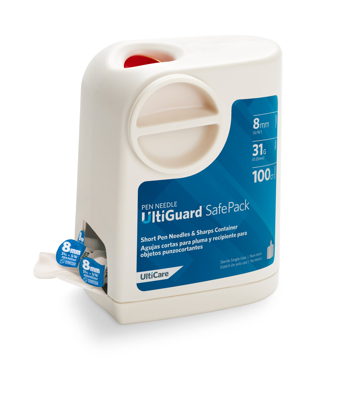 Image of UltiGuard Safe Pack Pen Needles 8mm x 31G Short