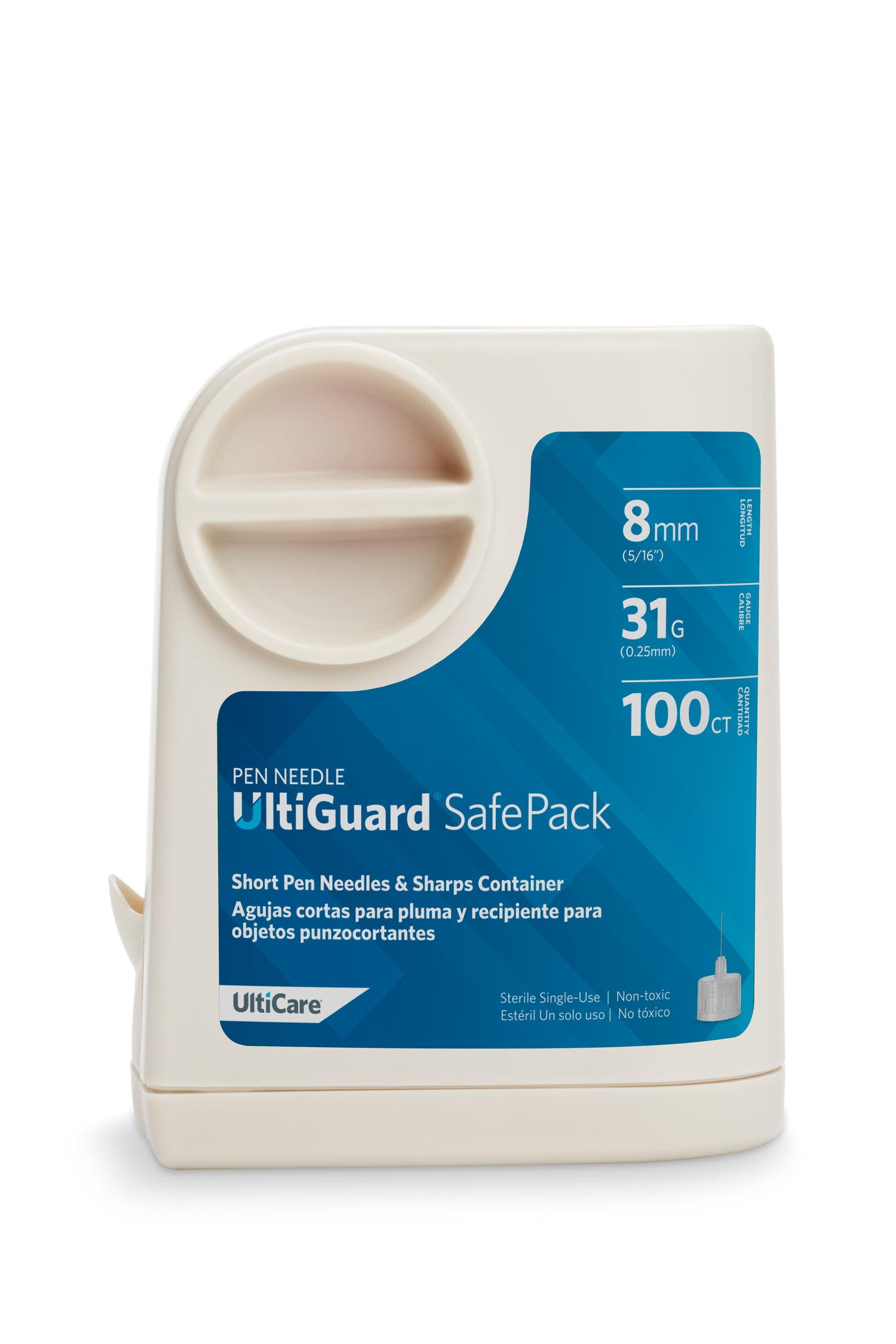 Image of UltiGuard Safe Pack Pen Needles 8mm x 31G Short