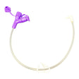 Image of Universal Low Profile Feeding Tube Extension set 12" Dual ENFit Port Right Angle