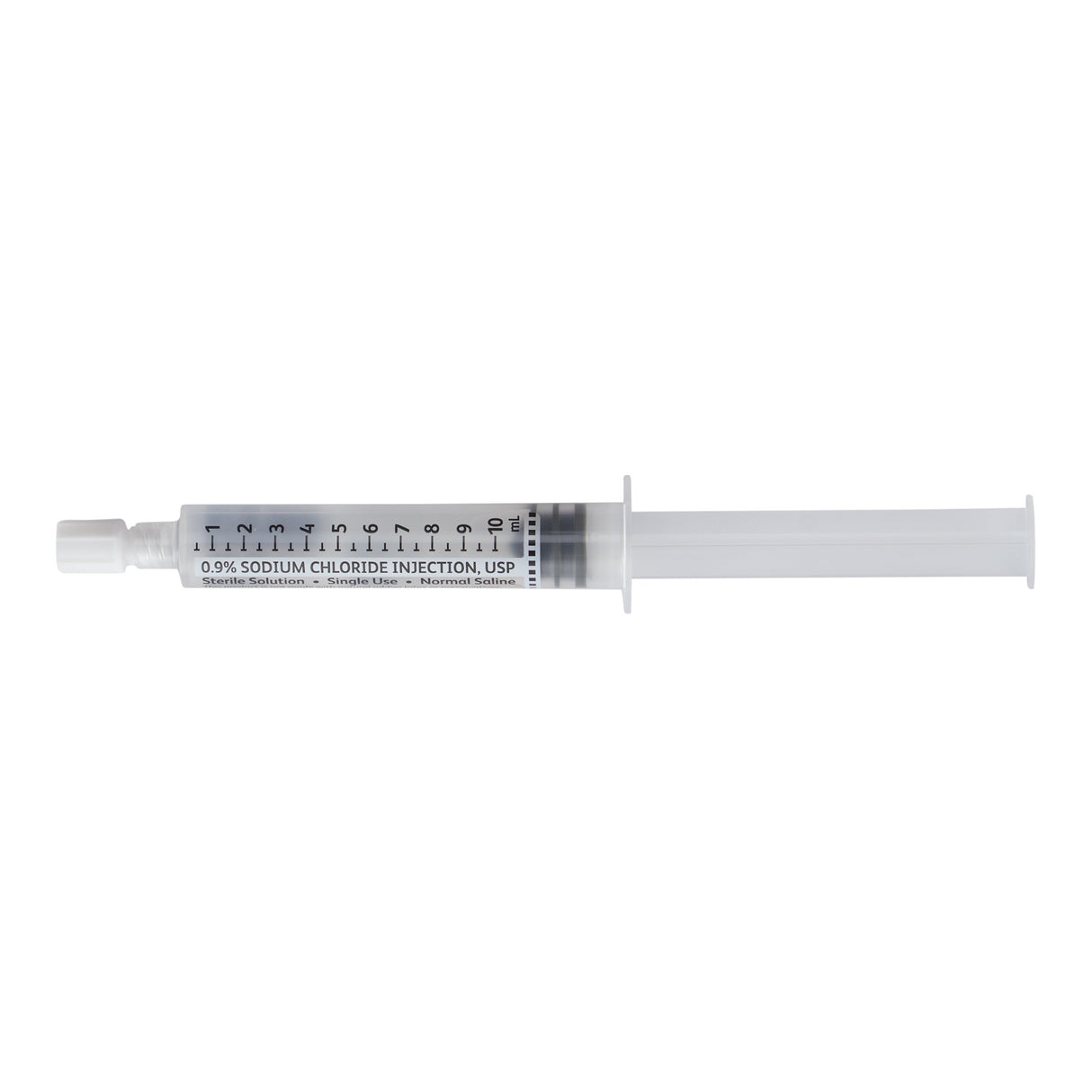 Image of BD PosiFlush Normal Saline Filled Syringe with Standard Plunger Rod, 10 mL