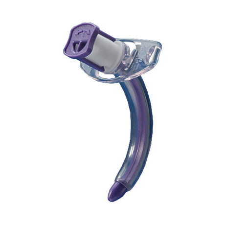 Image of Smiths Medical ASD, Inc. BLUselect Tracheostomy Tube with Wedge, Uncuffed, Non-Fenestrated, Size 10.0