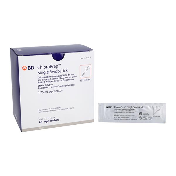 Image of BD ChloraPrep™ Single Swabstick, 1.75 mL