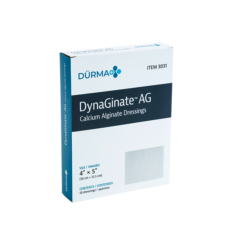 DynaGinate AG Silver Calcium Alginate 4" x 5"