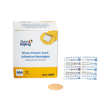 Dynarex Sheer Spot Adhesive Bandages, Sterile 7/8"