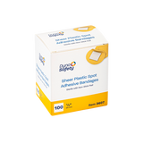 Dynarex Sheer Spot Adhesive Bandages, Sterile 7/8"