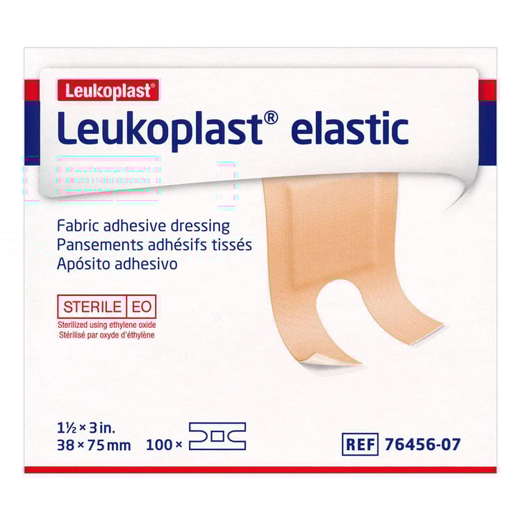Image of Leukoplast Elastic Flexible Fabric First Aid Dressings (Formerly Coverlet)