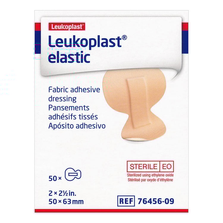 Image of Leukoplast Elastic Flexible Fabric First Aid Dressings (Formerly Coverlet)