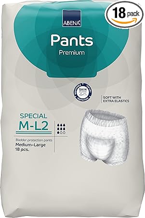 Image of Adult Premium Special Protective Underwear M2-L2, Medium - Large, Absorbency Level 2, 31" - 53"