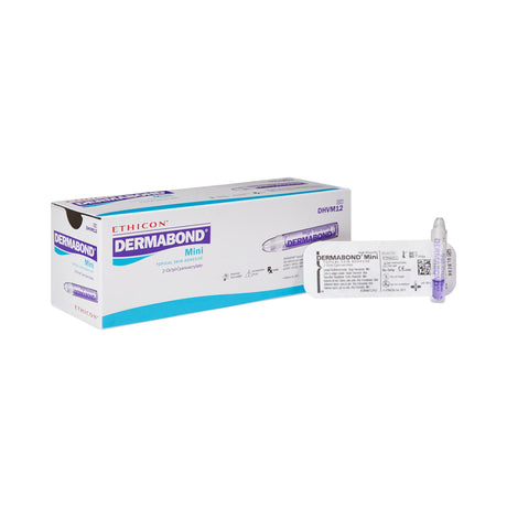Image of Dermabond® Mini High Viscosity Skin Adhesive with Dome Tip – 0.36 mL (Box of 12)