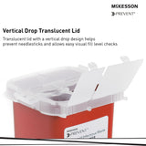 Image of McKesson Prevent® Sharps Container, Red Base – 1 Quart