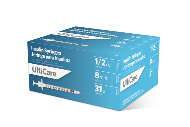 Image of UltiCare® Syringe 31G x 5/16", 1/2 mL