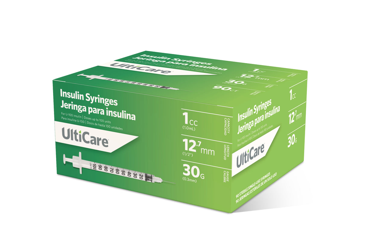 Image of UltiCare® Syringe 30G x 1/2", 1 mL