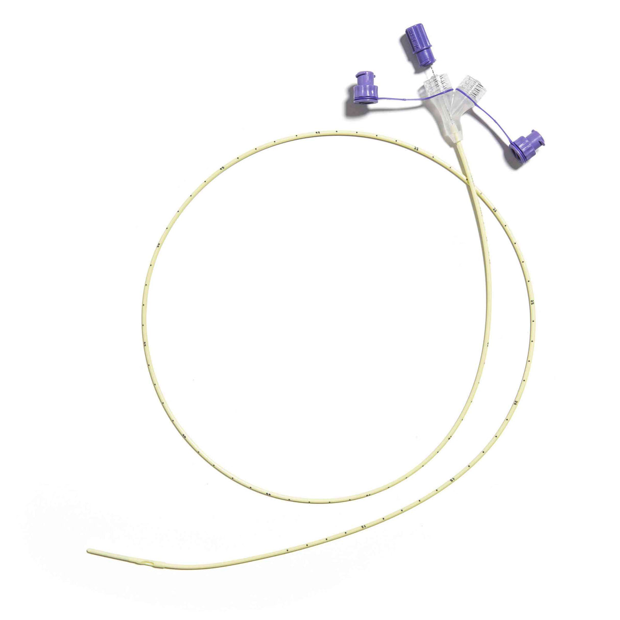 Image of CORFLO Nasogastric/Nasointestinal Pediatric Feeding Tube, Weighted With Stylet and ENFit Connector, 6FR 22" (56 cm)