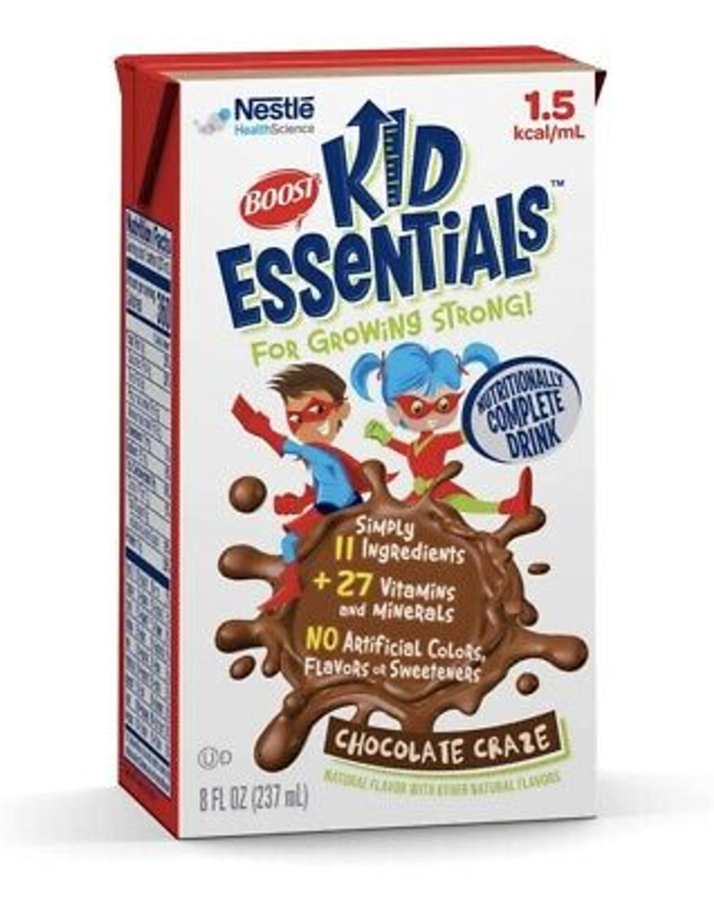 Image of Boost Kid Essentials 1.5, Chocolate Craze, 8 fl oz Tetra Prisma
