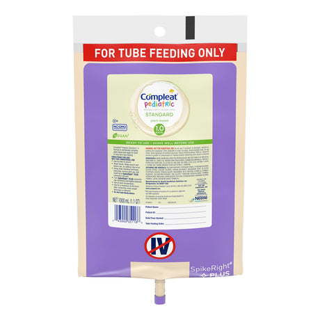 Image of Compleat Pediatric Peptide 1.5 Cal, SpikeRight Plus, 1000 mL UltraPak Bag