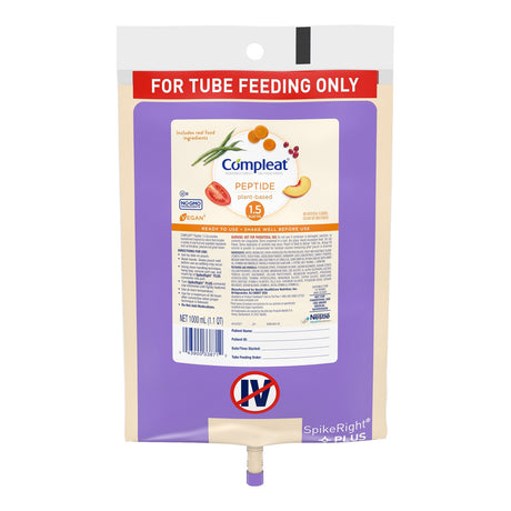 Image of Compleat Peptide 1.5 Cal, SpikeRight Plus, 1000 mL UltraPak Bag
