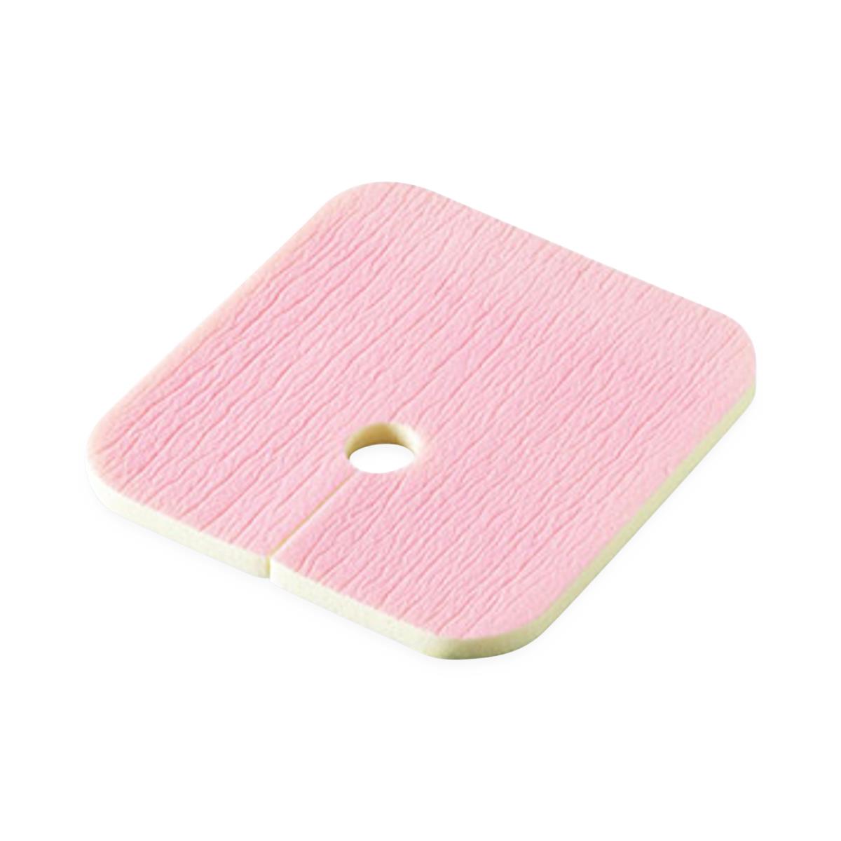 Image of ALLEVYN Tracheostomy Non-Adhesive Apertured Dressing 3-1/2" x 3-1/2"