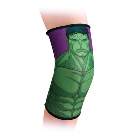 Image of DJO Advantage Knee Support, Youth, Elastic, Marvel Hulk Print