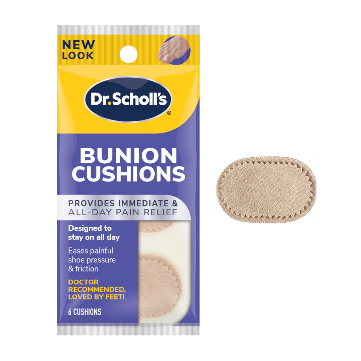 Image of Dr. Scholl's Felt Bunion Cushion, 6 ct