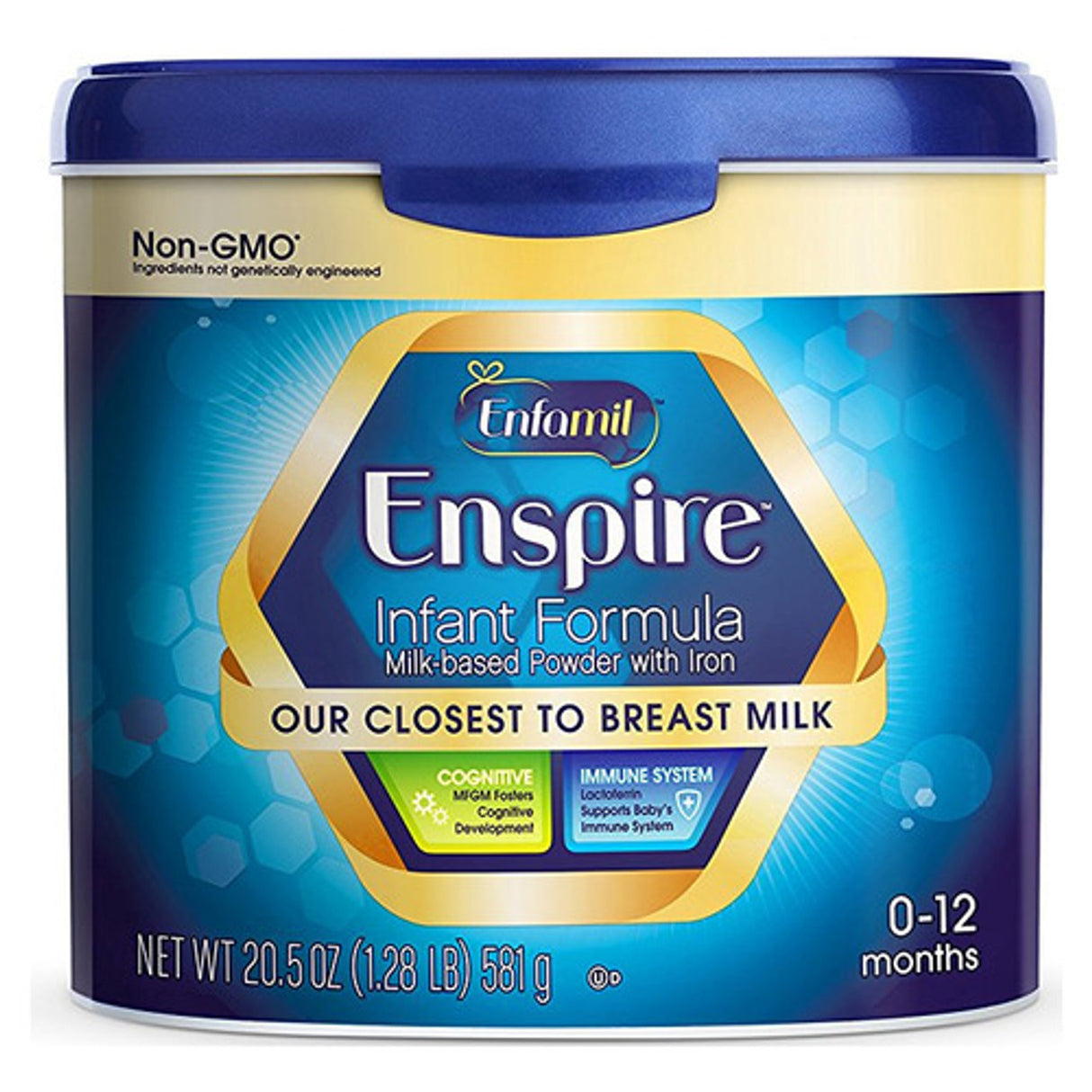 Image of Enfamil Enspire Non-GMO Powder, 20.50 oz Tub