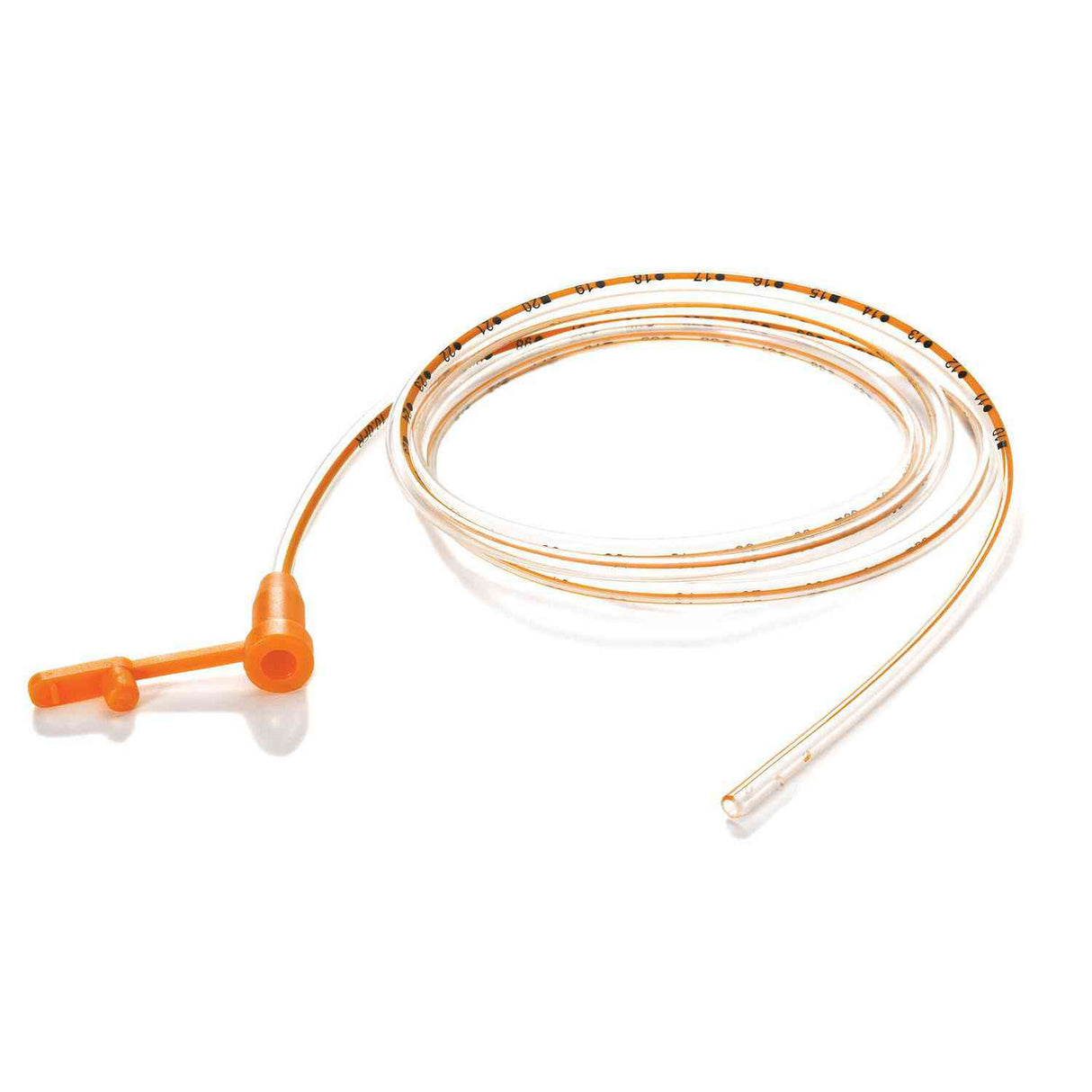 Image of NeoConnect Orange Polyurethane ENFit Enteral Feeding Tube, Medium, 12 Fr x 42"