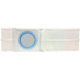 Image of 6" Right, White, Cool Comfort, Flat Panel Belt, Large, 2-5/8" x 3-1/8" Opening Placed 1" From Bottom