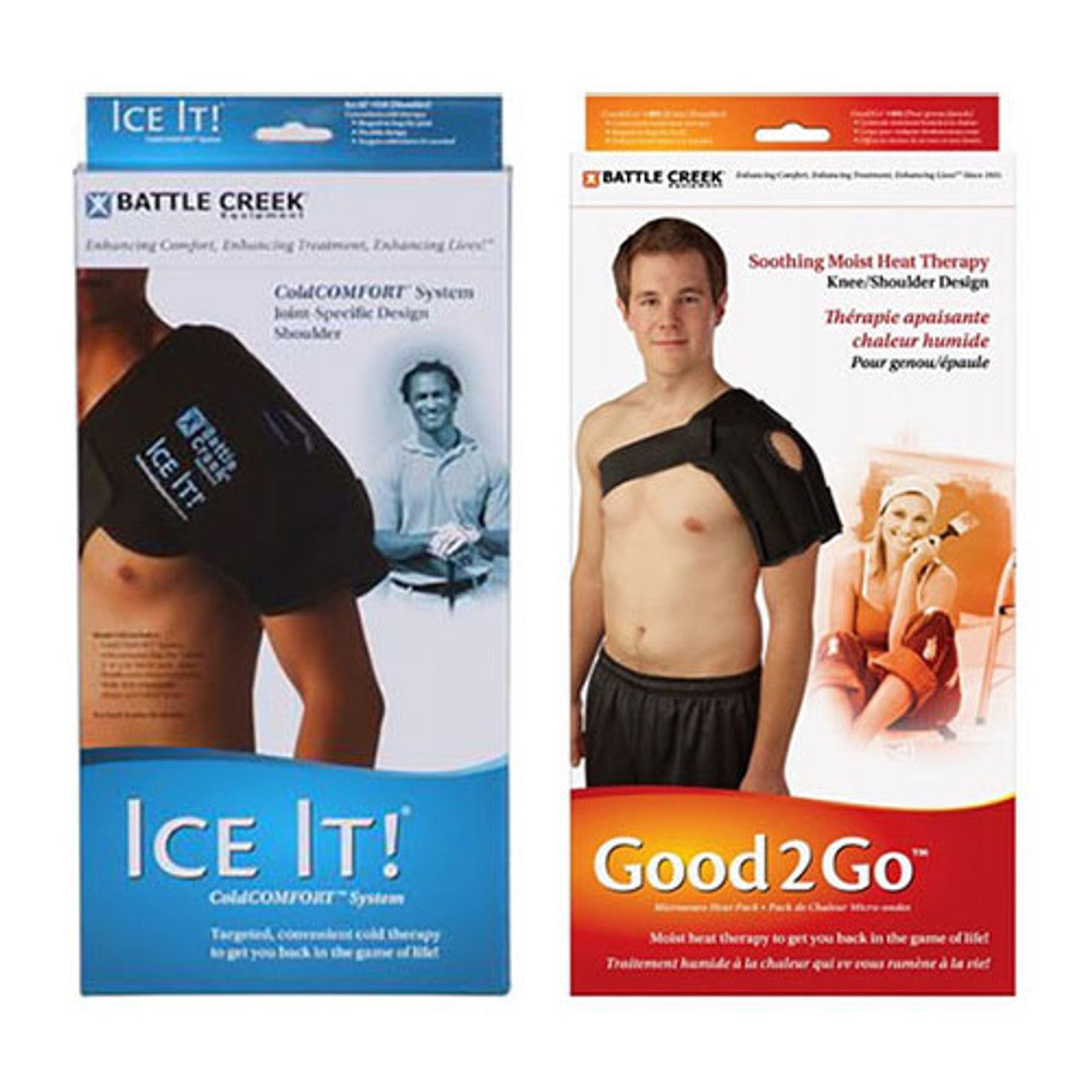 Image of Battle Creek Shoulder Pain Kit, with Electric Moist Heat and Cold Therapy