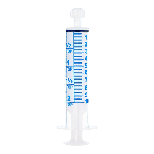 Image of Sol-M 10mL Oral Dispensing Syringe, Clear w/ Tip Cap