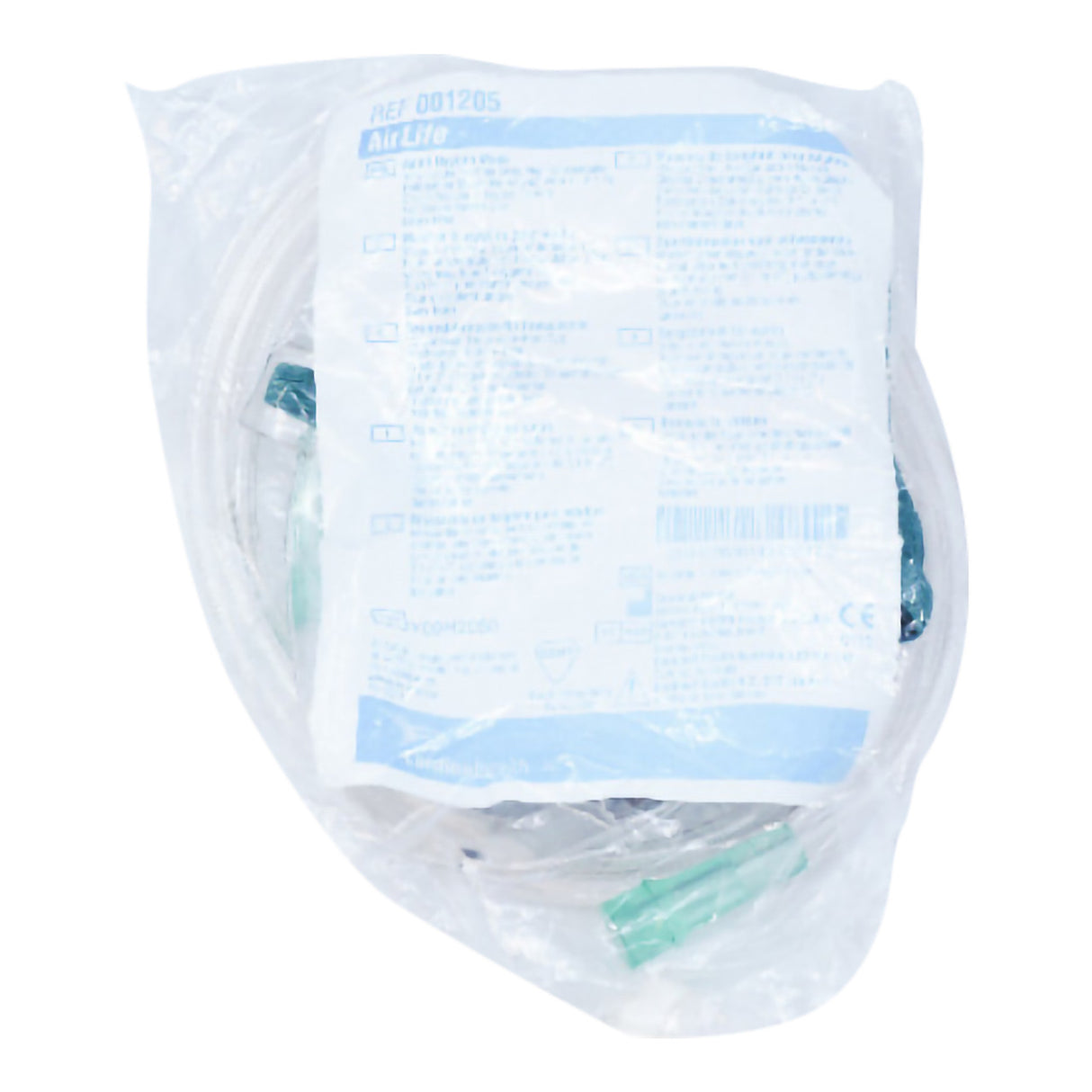 Image of Vyaire Rebreather O2 Vinyl Mask with 7' U/Connect-It Tubing, Adult