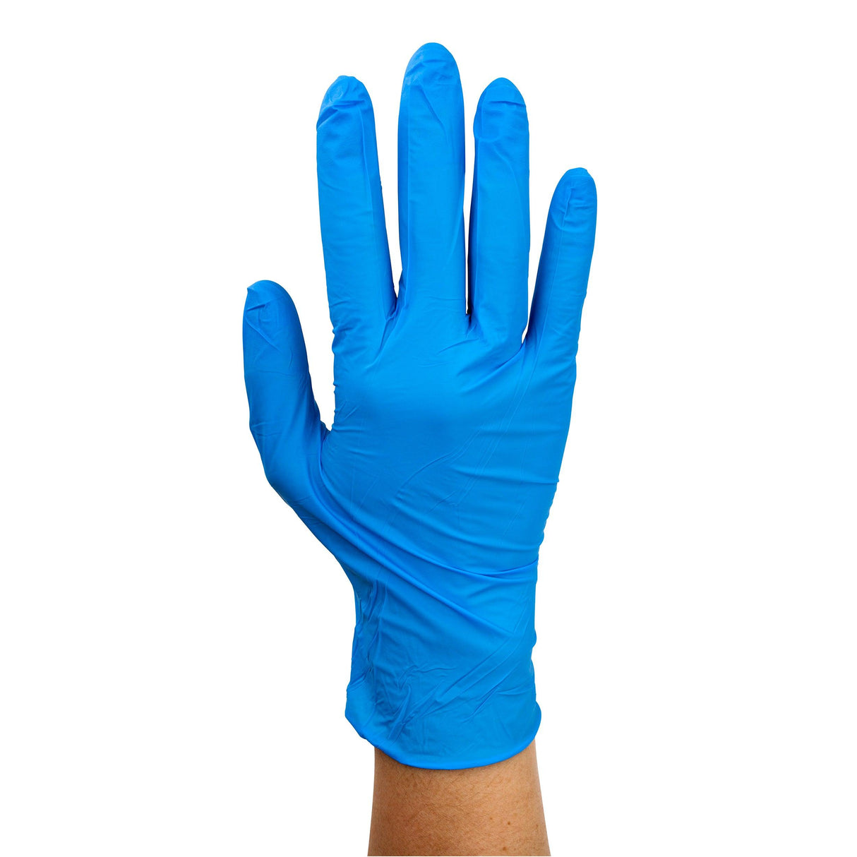 Image of Safe-Touch Nitrile Exam Gloves, Blue, Extra Large, 100 count