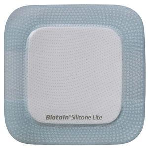 Image of Biatain Silicone Lite Foam Dressing 5" x 5", Pad Size 2.87" x 2.87"
