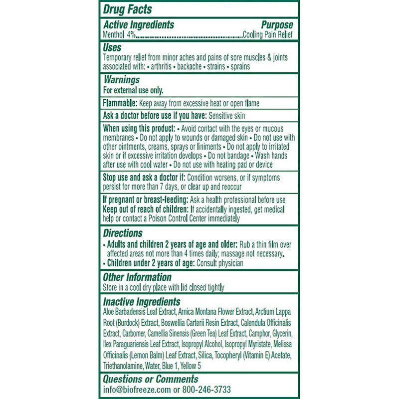 Image of Biofreeze Pain Relieving Gel, Green, 8 oz Pump