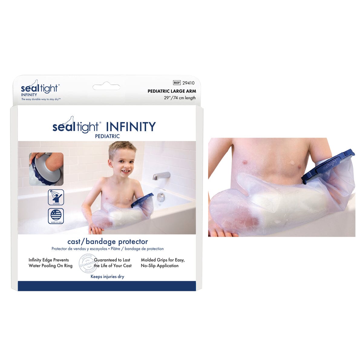 Image of Brownmed Seal-Tight® Infinity Cast Protector, Pediatric, 29" Large Arm