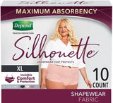 Image of Depend® Silhouette® Incontinence Underwear for Women, Maximum Absorbency