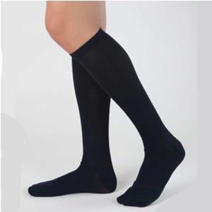 Image of Health Support Vascular Hosiery 20-30 mmHg, Knee Length, Sheer, Black, Short Size C