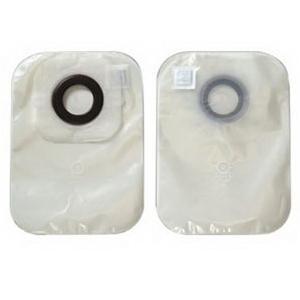 Image of Hollister One-Piece Closed Pouch,1-1/8" Pre-Cut Convex Karaya 5 Skin Barrier, 9" L, Filter, Transparent