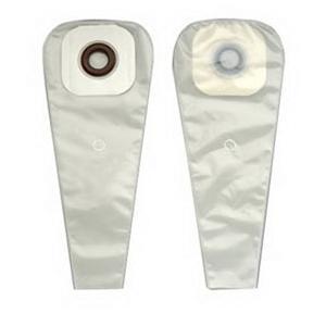 Image of Hollister One-Piece Drainable Pouch, 2" Pre-Cut Convex Karaya 5 Skin Barrier, 16" L, Clamp Closure, Transparent