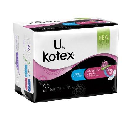 Image of Kimberly Clark U by Kotex® Premium Ultra Thin Sanitary Pad, Regular