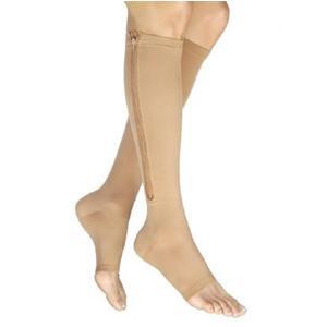 Image of Knee-High Vairox Compression Stockings with Zipper Large