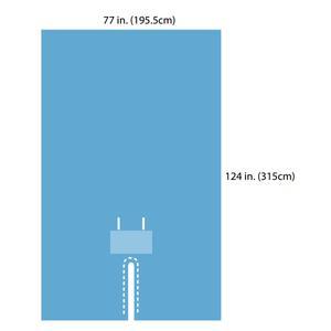 Image of Large EENT Split Drape, 77" 124", Sterile
