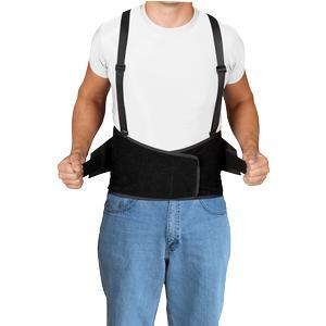 Image of Leader Industrial Back Support, Black, X-Large