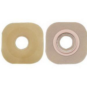 Image of Hollister New Image FlexWear 1-1/4" Pre-Cut, Flat Skin Barrier, 1-3/4" Flange, Green