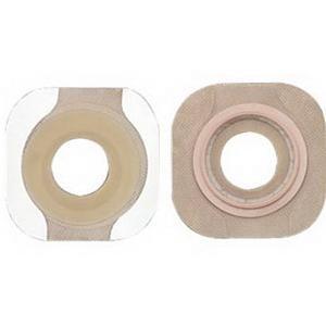 Image of Hollister New Image Flextend 5/8" Pre-Cut Flat Skin Barrier, 1-3/4" Flange, Tape Border, Green