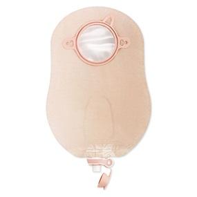 Image of Hollister New Image Two-Piece Urostomy Pouch, 1-3/4" Flange, 9" L, Transparent