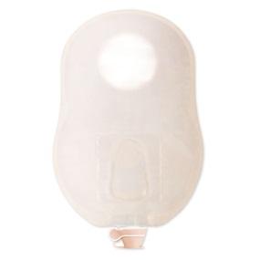 Image of Hollister New Image Two-Piece Urostomy Pouch, 2-3/4" Flange, 9" L, Transparent