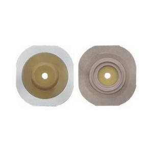 Image of Hollister New Image Two-Piece Drainable Pouch, Convex, Cut-To-Fit, FlexWear Skin Barrier, 2" Stoma, 2-3/4" Flange, Blue