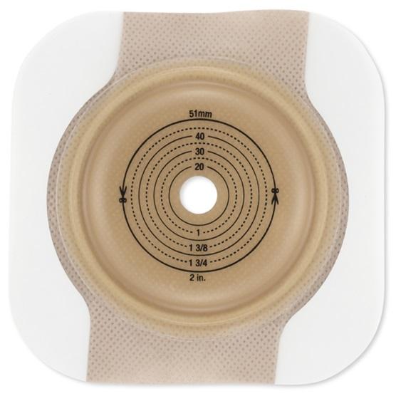 Image of Hollister New Image™ CeraPlus™ Skin Barrier, Soft Convex, Pre-Sized, 7/8'' Stoma, 1-3/4'' Flange, 44mm Tape