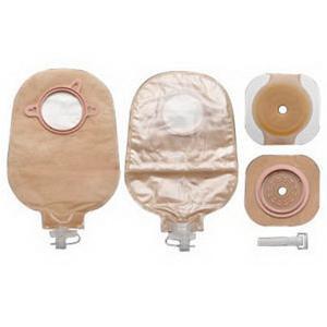 Image of Hollister New Image Two-Piece Sterile Urostomy Kit 1-3/4" Stoma Opening, 2-1/4" Flange, Ultra Clear