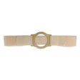 Image of Nu-Comfort 2" Wide Beige Support Belt 2-3/4" I.D. Ring Plate 41" - 46" Waist X-Large, Latex-Free